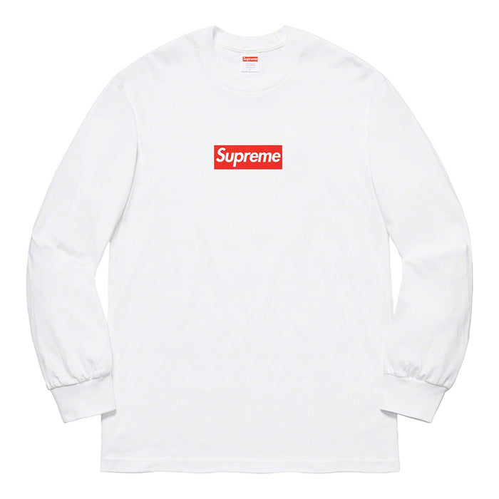 Supreme Box Logo L/S Tee (FW20)- White