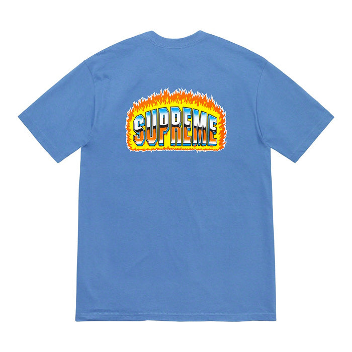 Supreme Chrome Tee- Dusty Light Royal