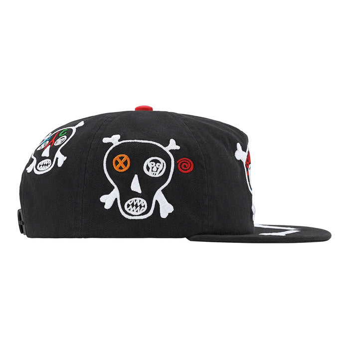 Supreme Clayton Patterson/Supreme Skulls 5-Panel- Black