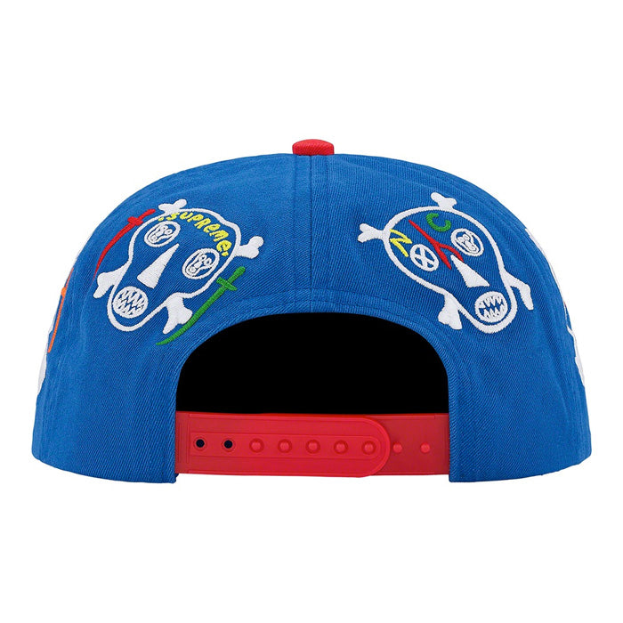 Supreme Clayton Patterson/Supreme Skulls 5-Panel- Royal