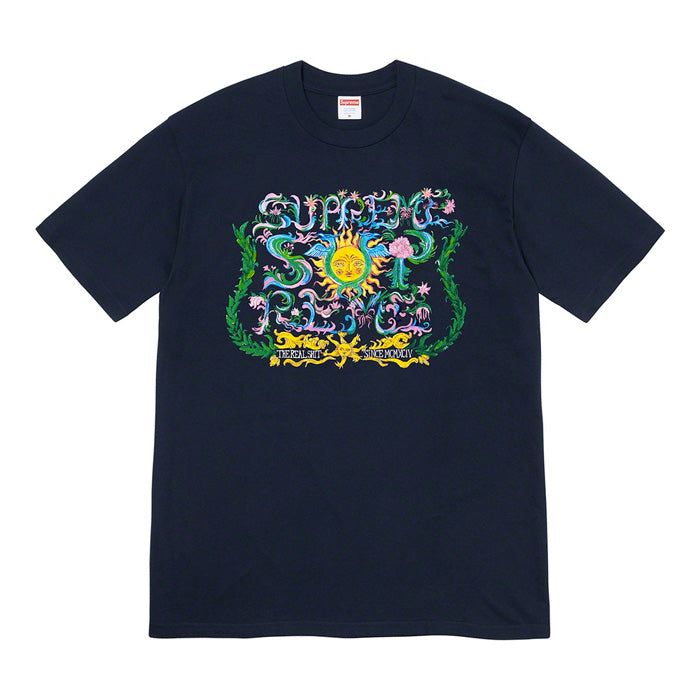 Supreme Crest Tee- Navy