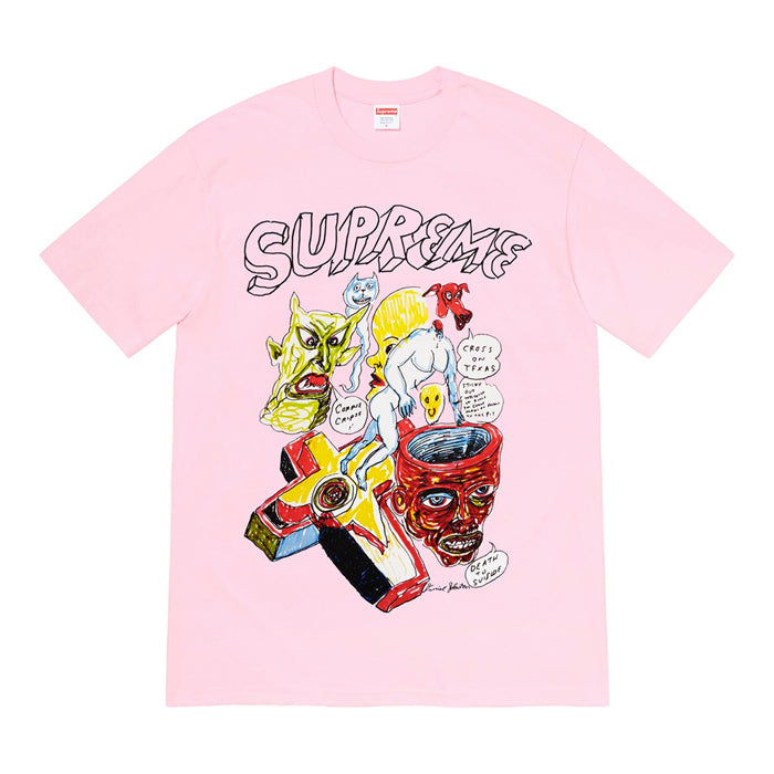Supreme Daniel Johnston Tee- Light Pink