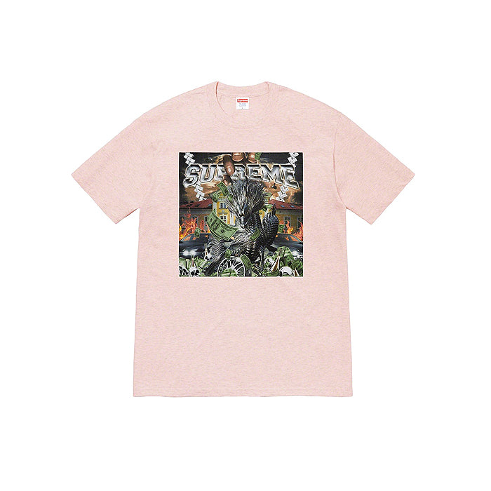 Supreme Dragon Tee- Heather Pink