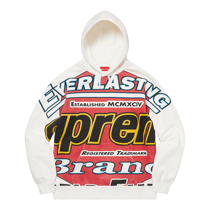 Supreme Everlasting Hooded Sweatshirt- White