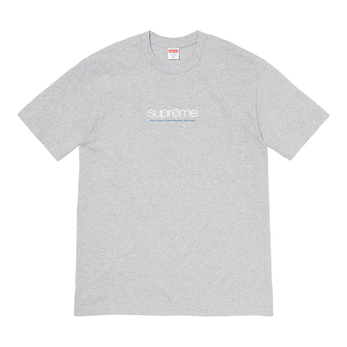 Supreme Five Boroughs Tee- Heather Grey