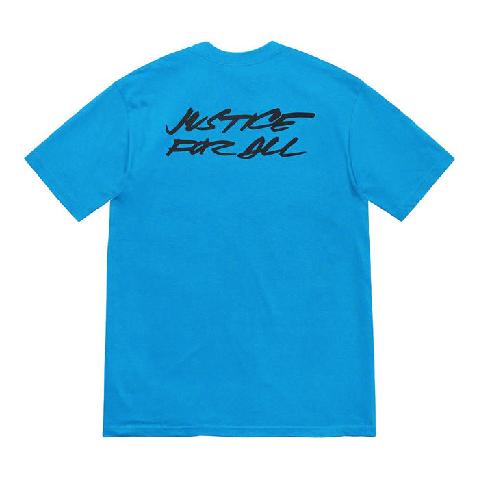 Supreme Futura Logo Tee- Bright Blue