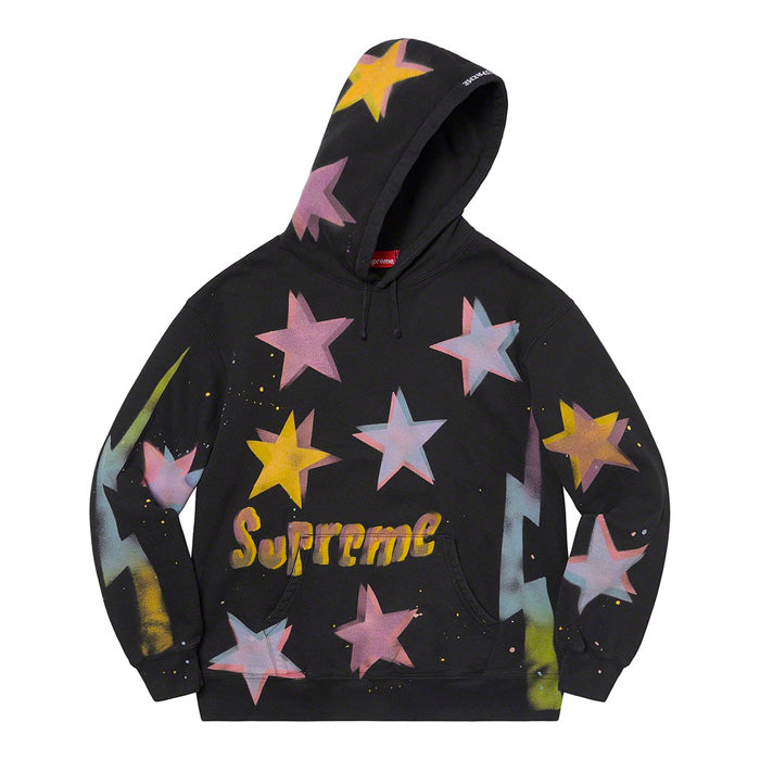 Supreme Gonz Stars Hooded Sweatshirt- Black