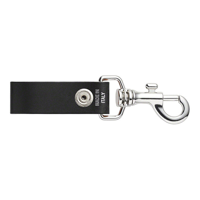 Supreme Leather Key Loop- Black