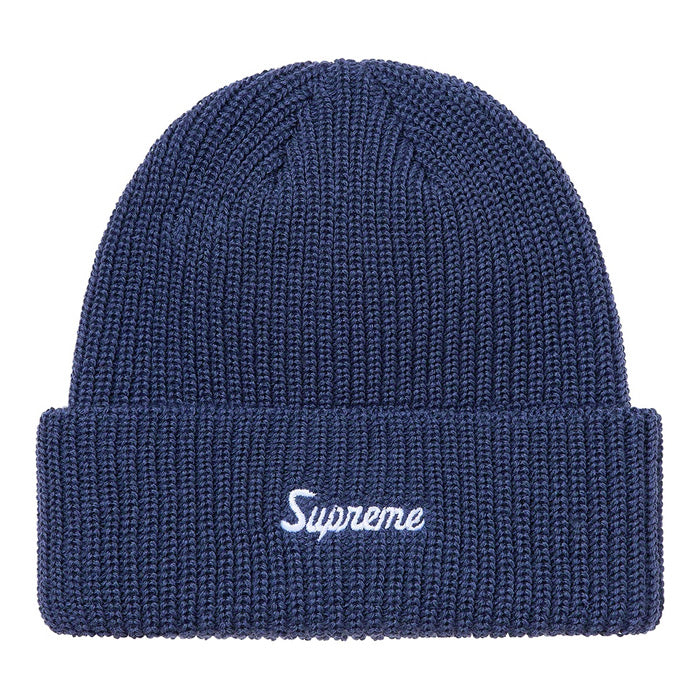 Supreme Loose Gauge Beanie (SS21)- Navy