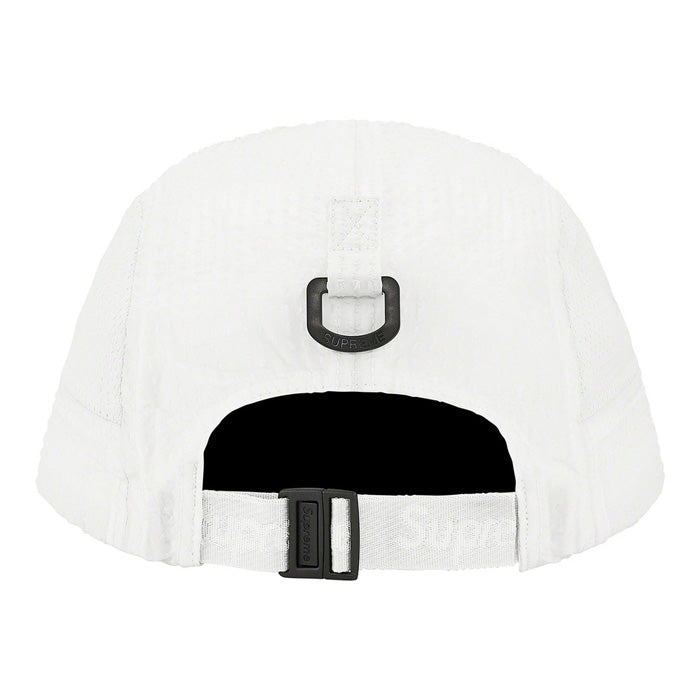 Supreme Mesh Seersucker Camp Cap- White