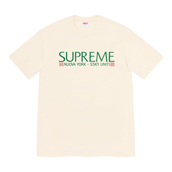 Supreme Nuova York Tee- Natural