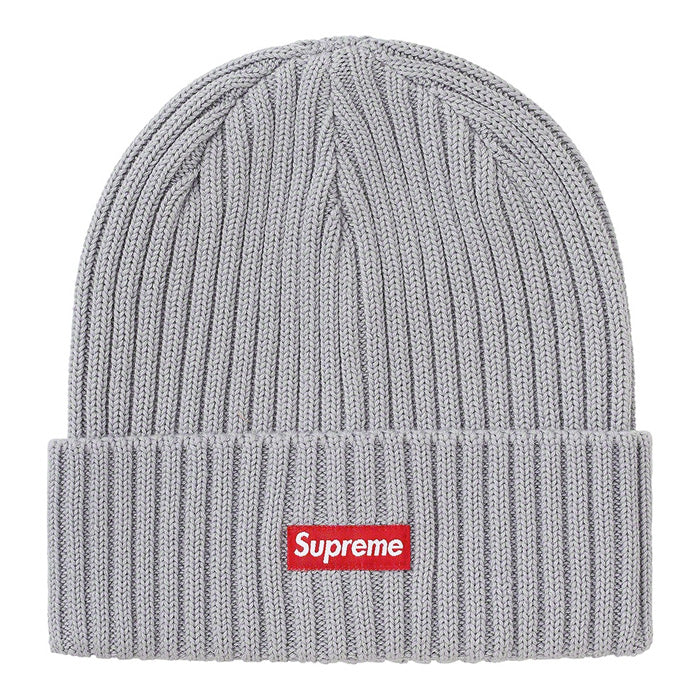 Supreme Overdyed Beanie (SS21)- Grey