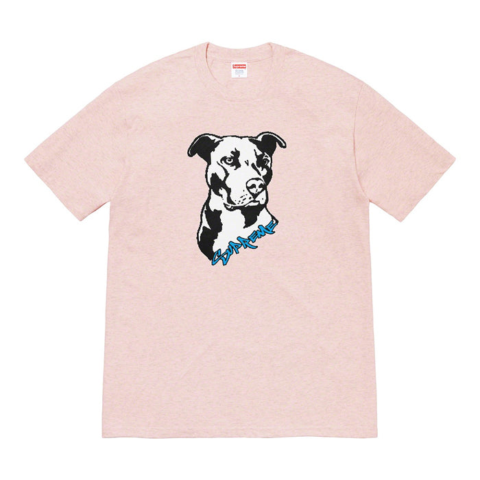 Supreme Pitbull Tee- Heather Pink