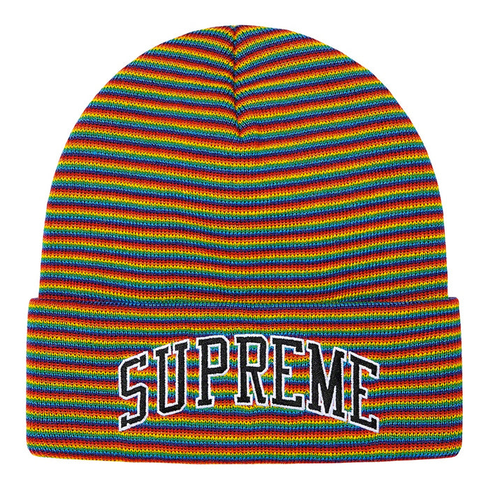 Supreme Rainbow Stripe Beanie- Multicolor