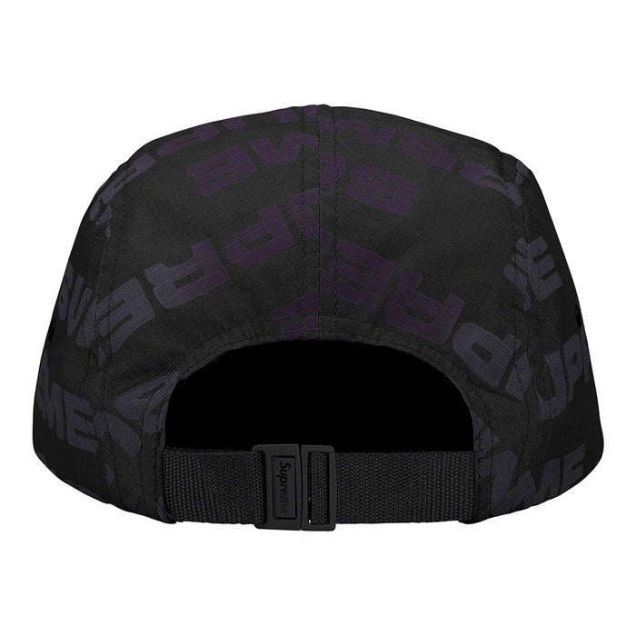 Supreme Reactive Print Camp Cap- Black