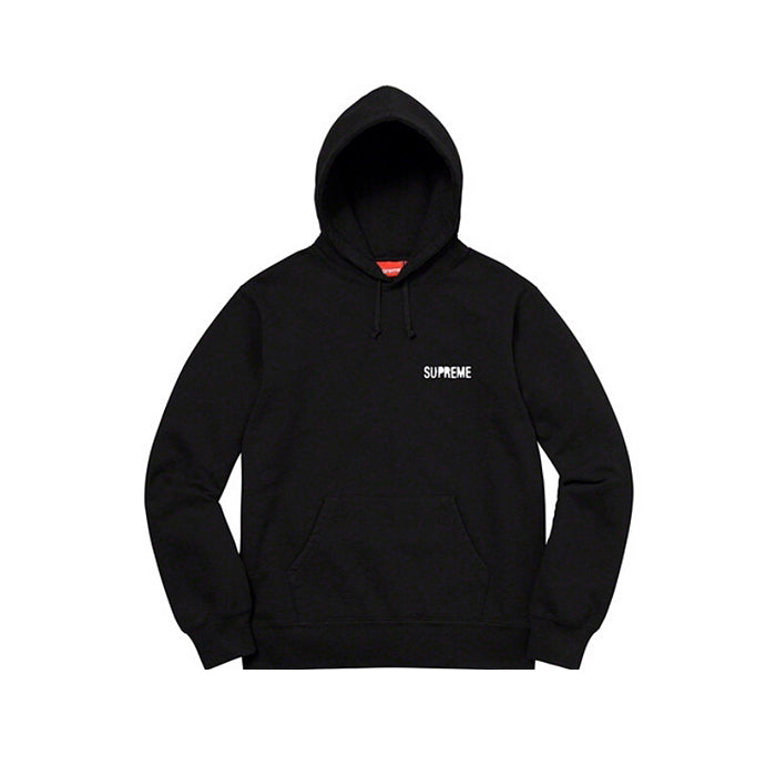 Supreme Restless Youth Hooded Sweatshirt- Black