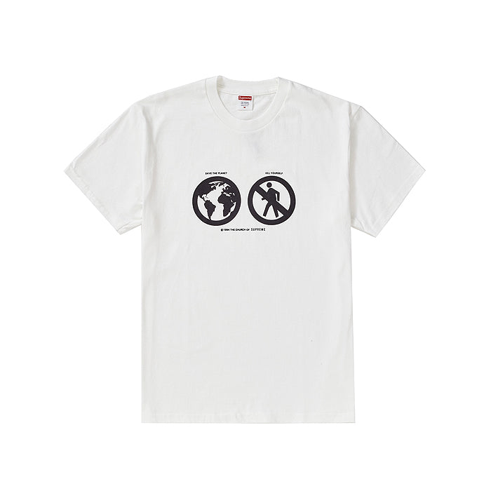 Supreme Save The Planet Tee- White