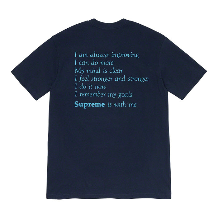 Supreme Stay Positive Tee- Navy