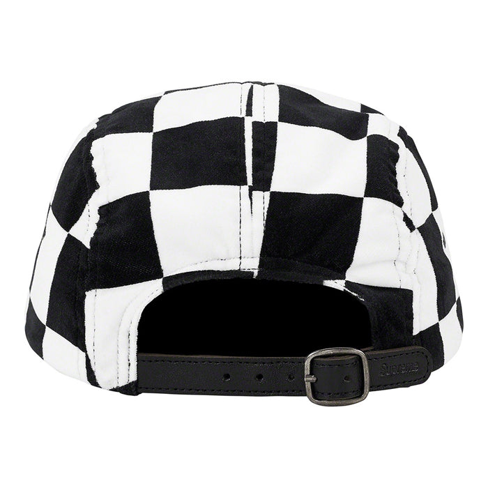 Supreme Velvet Camp Cap- Checker