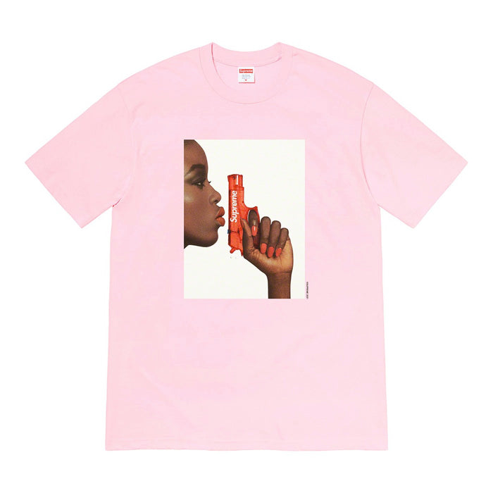 Supreme Water Pistol Tee- Pink