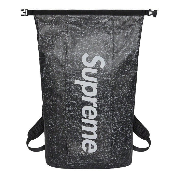 Supreme Waterproof Reflective Speckled Backpack- Black