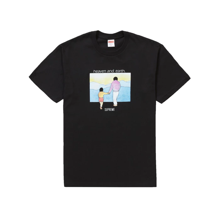 Supreme Heaven and Earth Tee- Black