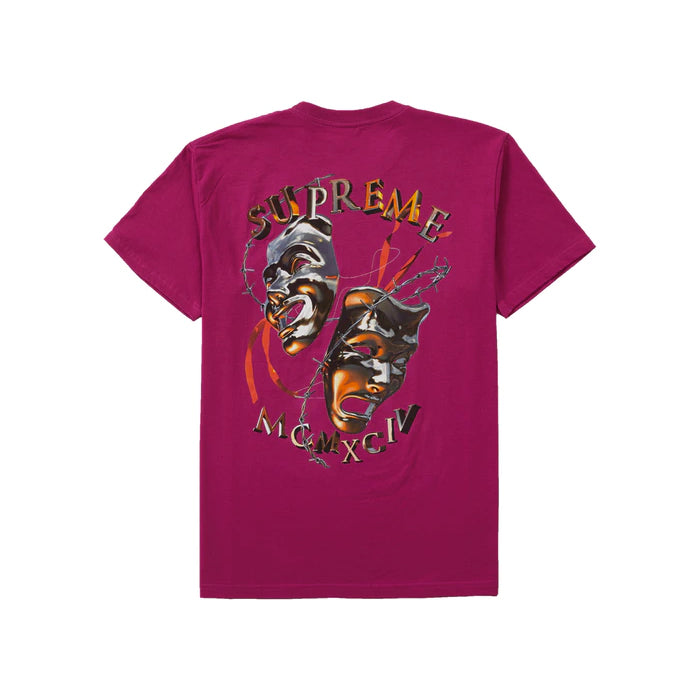 Supreme Laugh Now Tee- Magenta