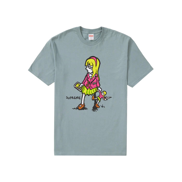 Supreme Suzie Switchblade Tee- Dark Sage