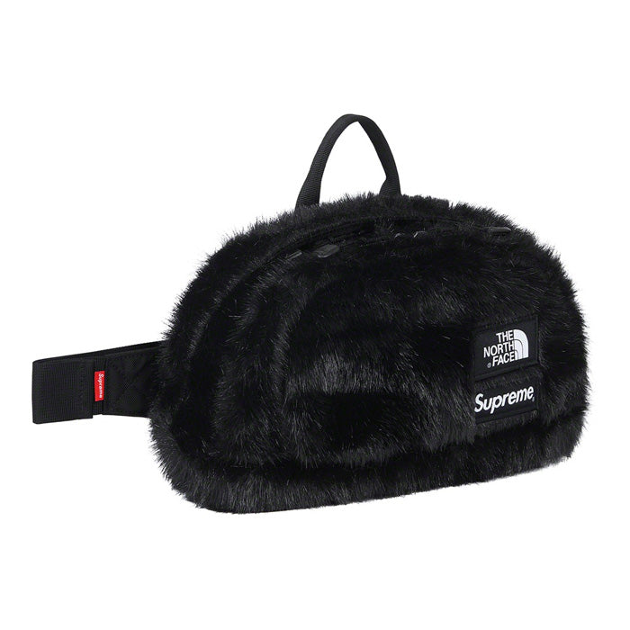 Supreme®/The North Face® Faux Fur Waist Bag- Black