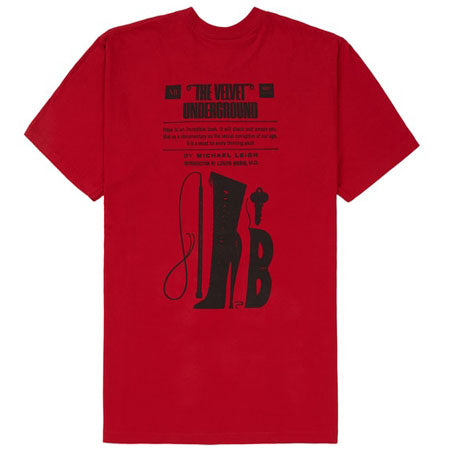 Supreme The Velvet Underground Tee- Red