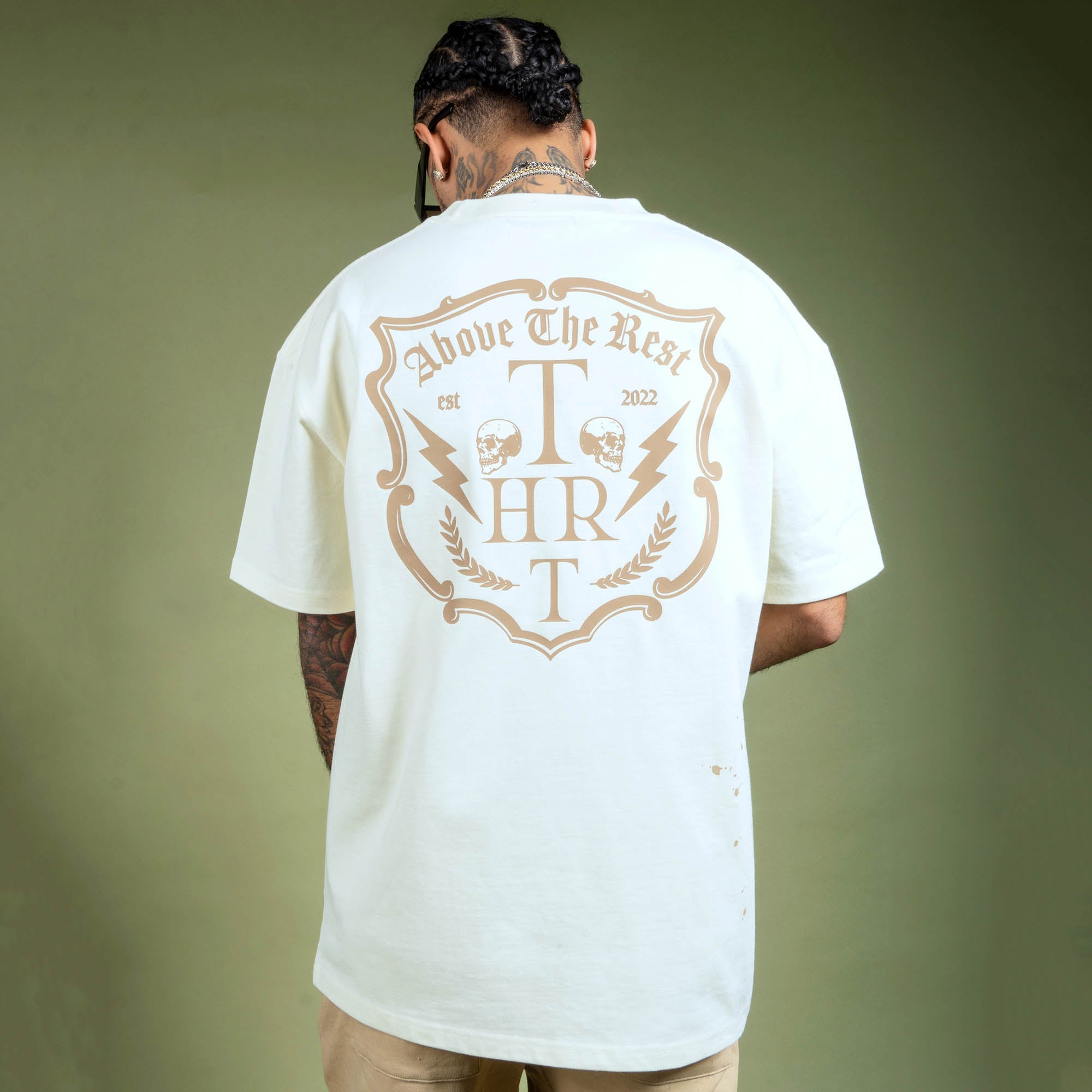 Above The Rest LUX Heavy Weight Tee - Natural