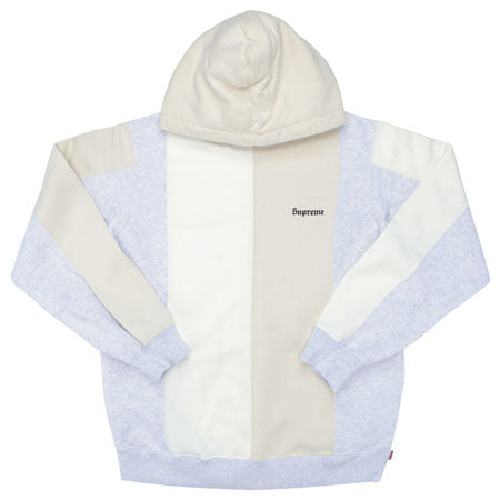 Supreme Tricolor Hooded Sweatshirt- Ash Grey