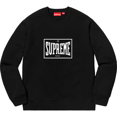 Supreme Warm Up Crewneck- Black