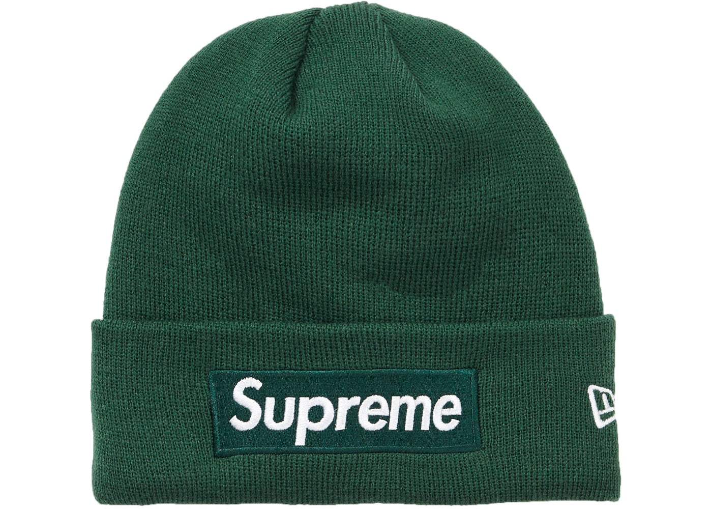 Supreme New Era Box Logo Beanie (FW18)- Dark Green