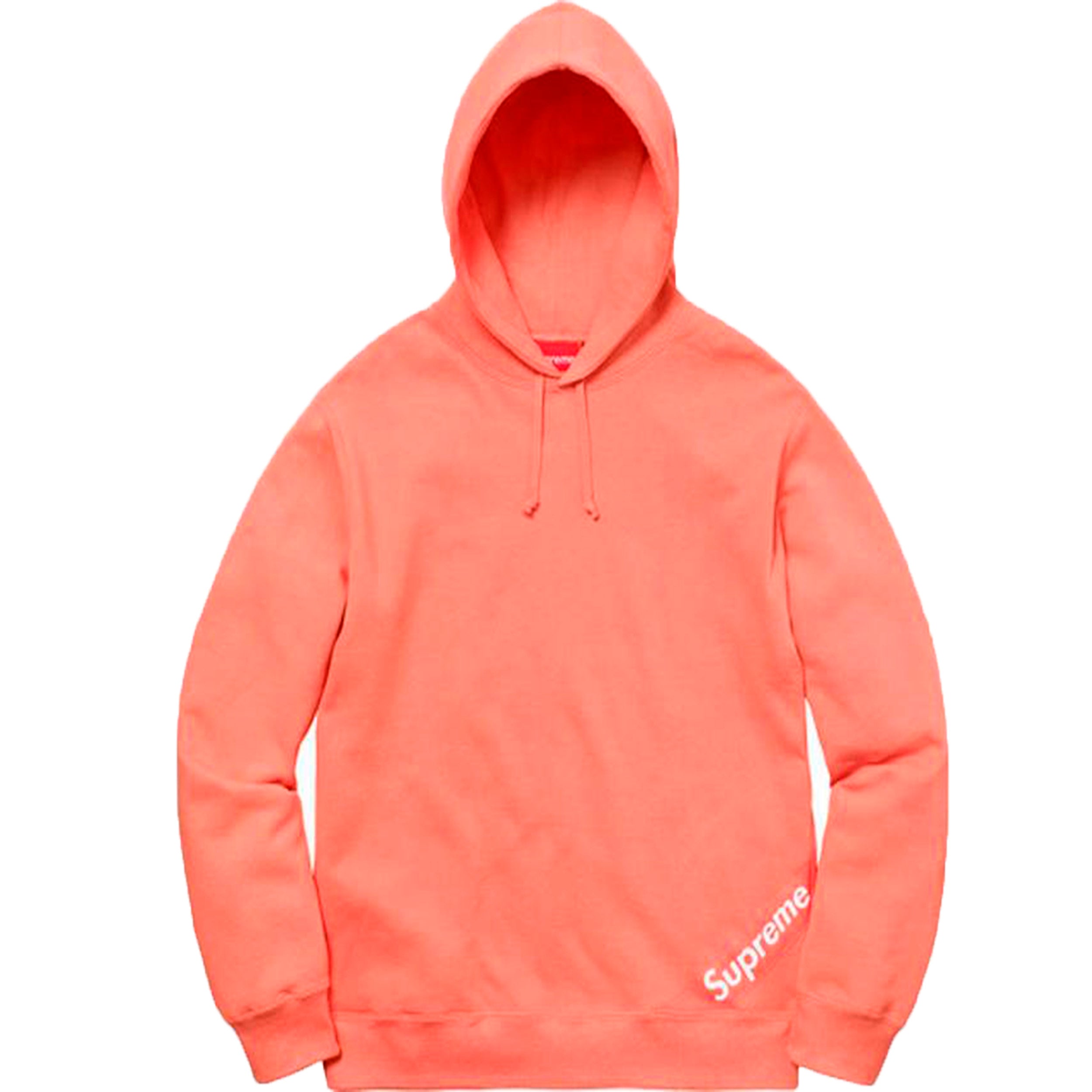 Supreme Corner Label Hoodie- Peach