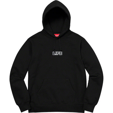 Supreme Gilbert & George Life Hoodie- Black