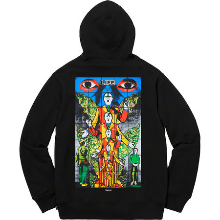 Supreme Supreme Gilbert George Life Hoodie Black