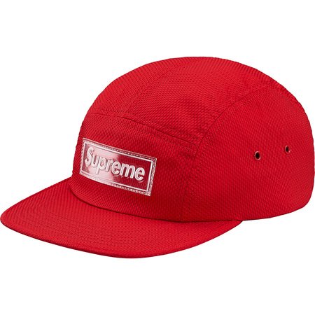 Supreme Nylon Pique Camp Cap- Red