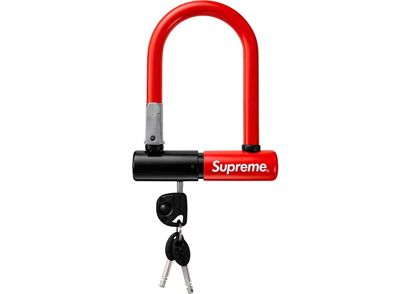 Supreme Kryptonite Evolution Mini 5 Bicycle Lock U Lock- Red