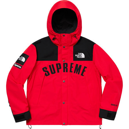 Supreme The North Face Arc Logo Mountain Parka- Red