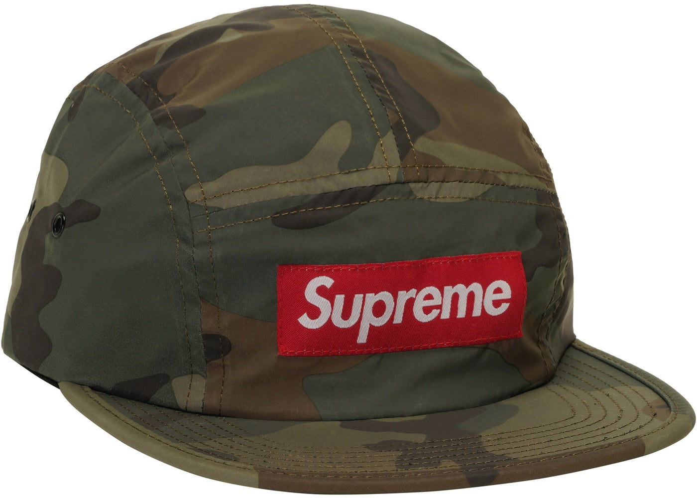 Supreme Reflective Camo Camp Cap- Olive