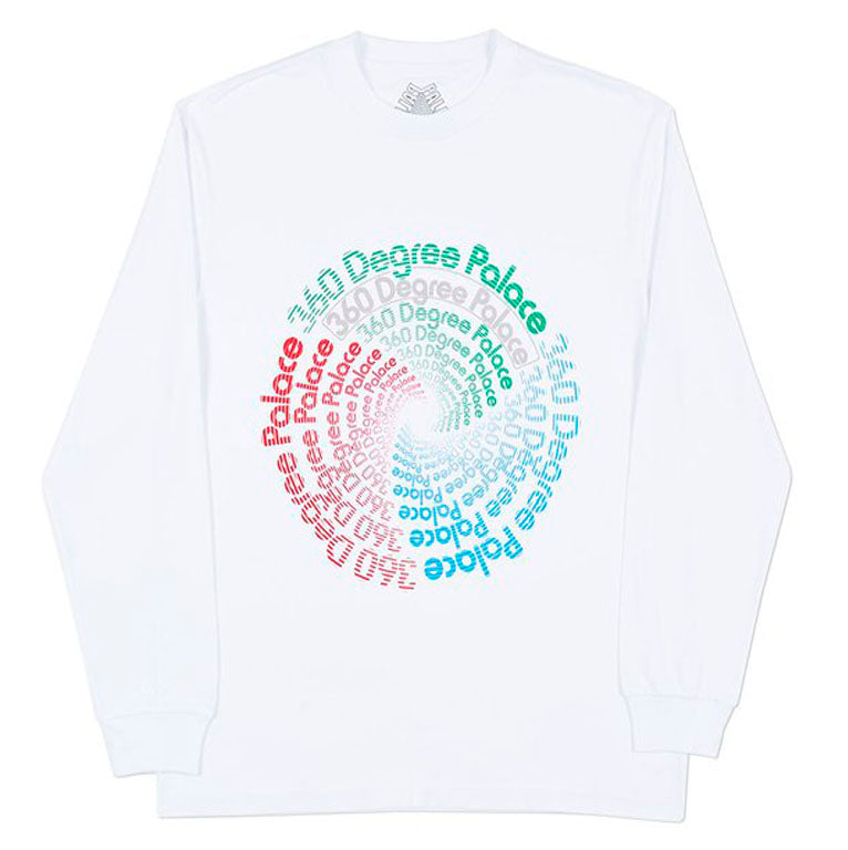 Palace 360 Long Sleeve- White