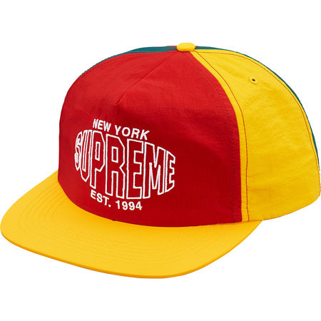 Supreme Pinwheel Nylon 5-Panel Hat- Red