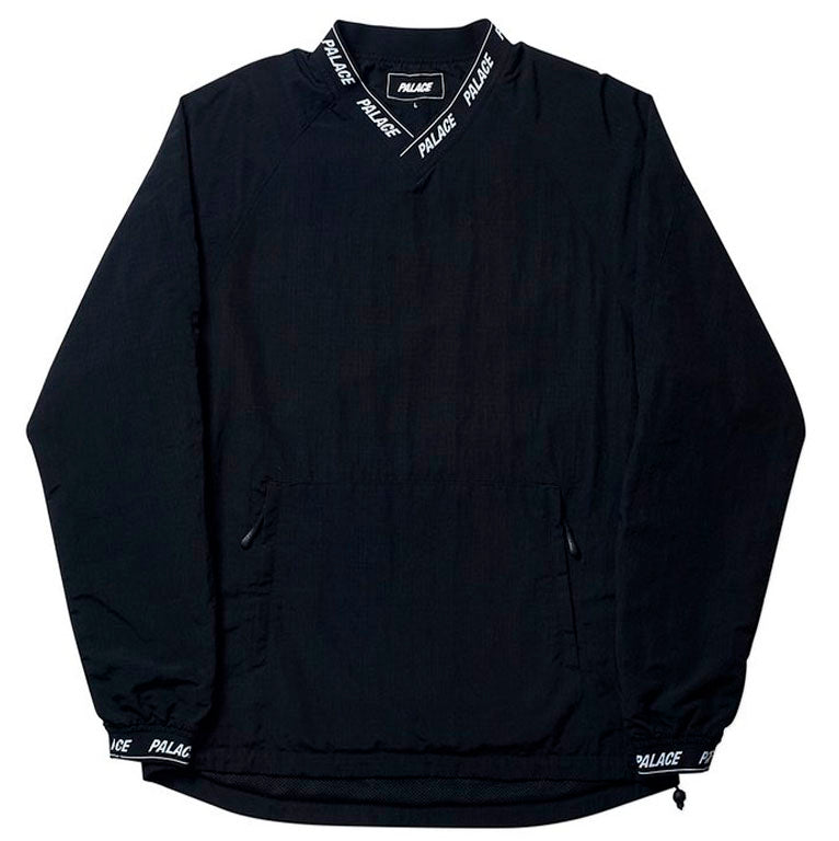 Palace Aslan Shell Crewneck- Black