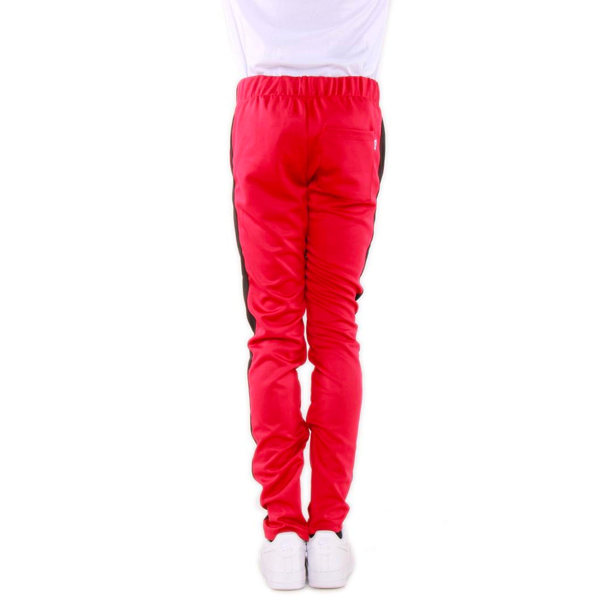 Slim Track Pants - Red / Black