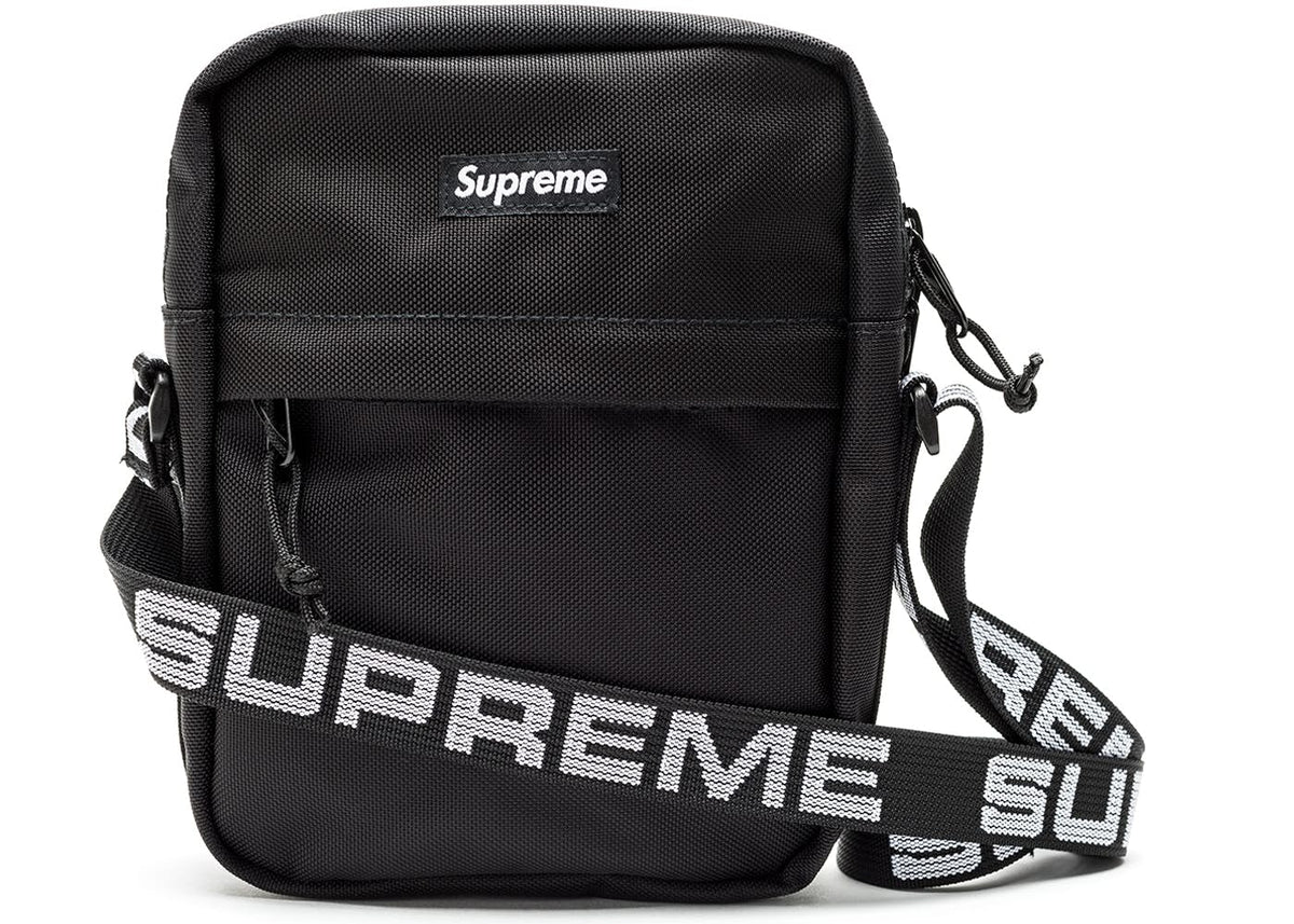 Supreme Cordura Shoulder Bag SS18- Black – Streetwear Official