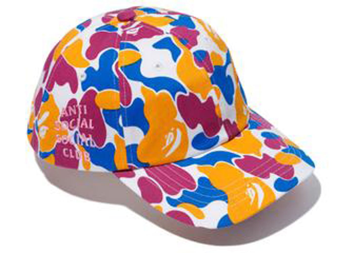 Bape x Anti Social Social Club LA Exclusive City Camo Strapback Hat- Multicolor