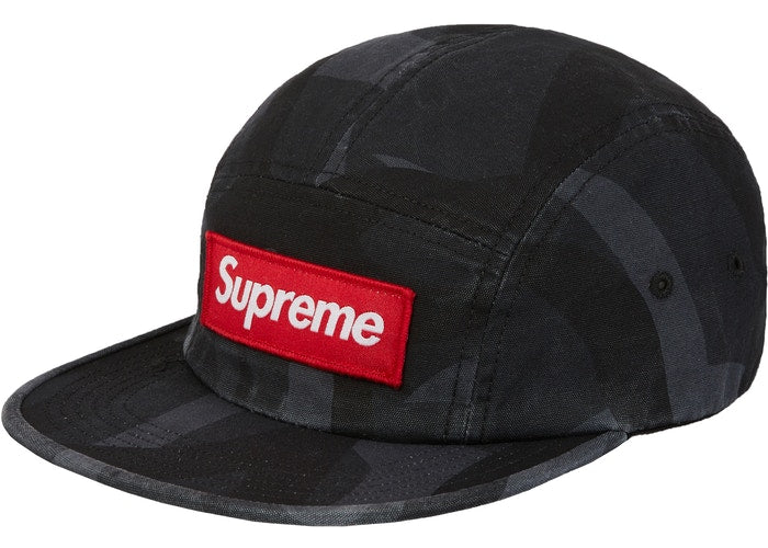 Supreme Military Camp Cap (FW19)- Black Tribal Camo