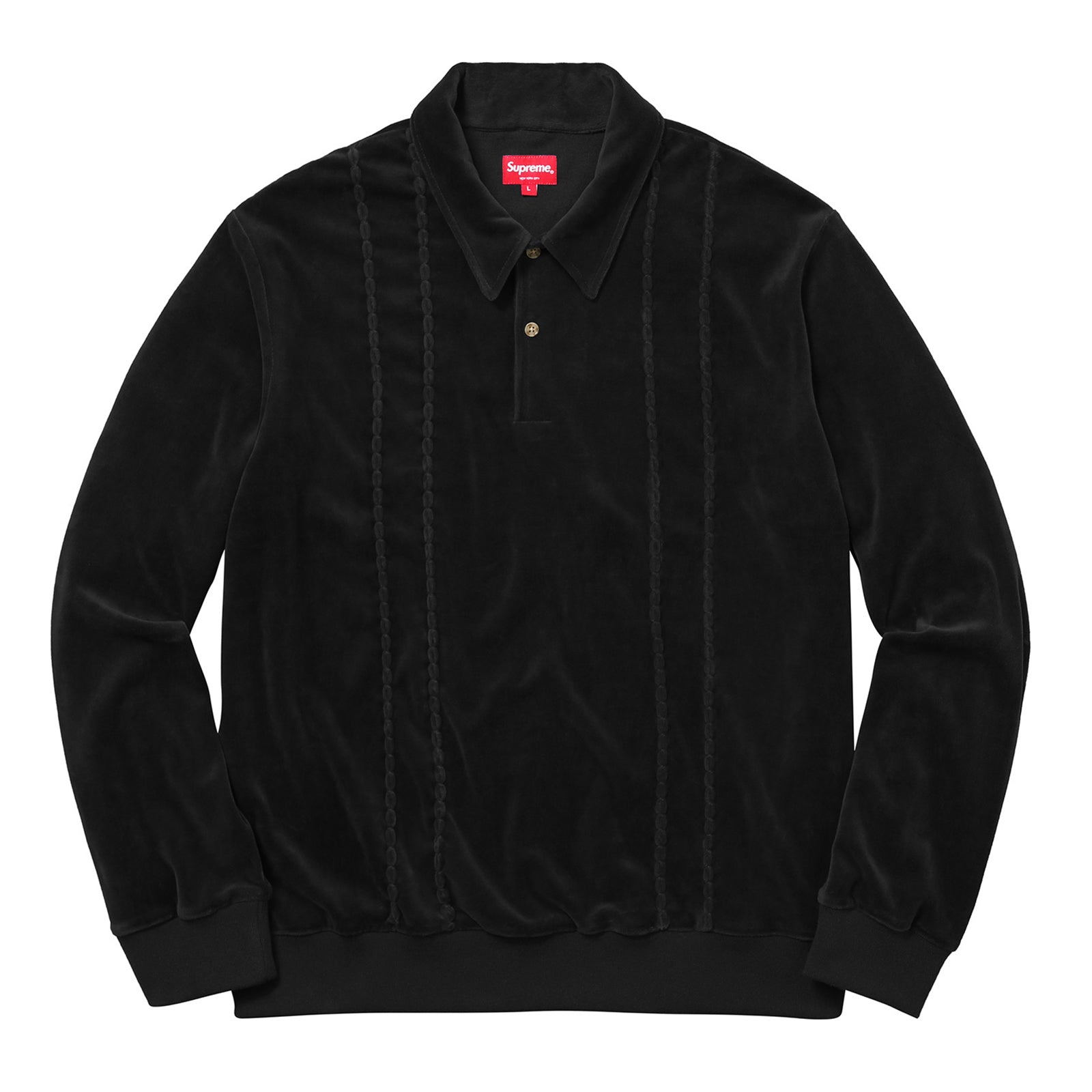 Supreme Velour L/S Polo