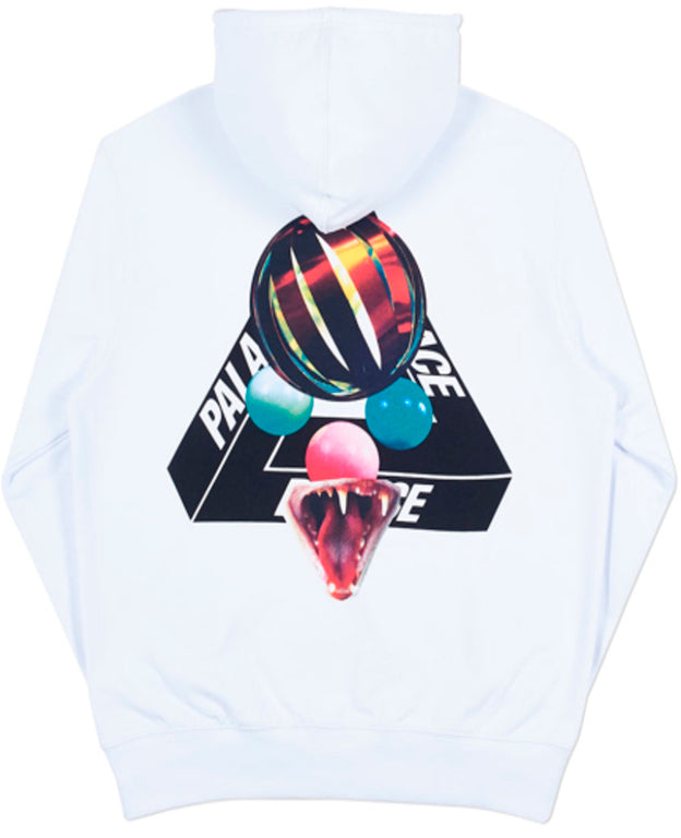 Palace Sans Ferg Hood- White